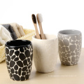Wholesale haonai ceramic tooth mug/emboss ceramic mug/cobblestone ceramic tumbler.